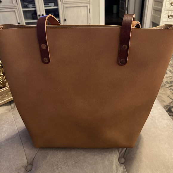 KMM & Co Leather Tote (NWOT) - Picture 1 of 10